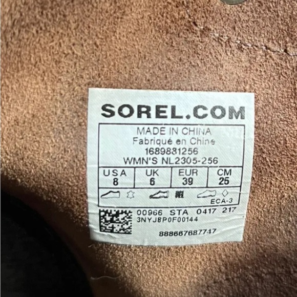 Sorel Joan Of Arctic Wedge 1 Boots Booties Women’s Sz 8 - Picture 9 of 9